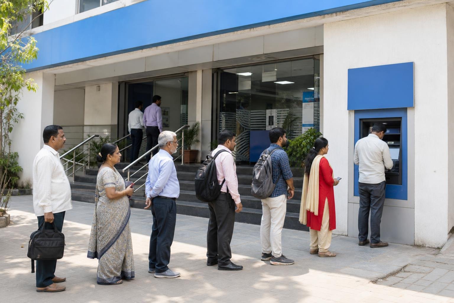 インド銀行、日曜も窓口営業　3日間ストライキ前に異例の対応