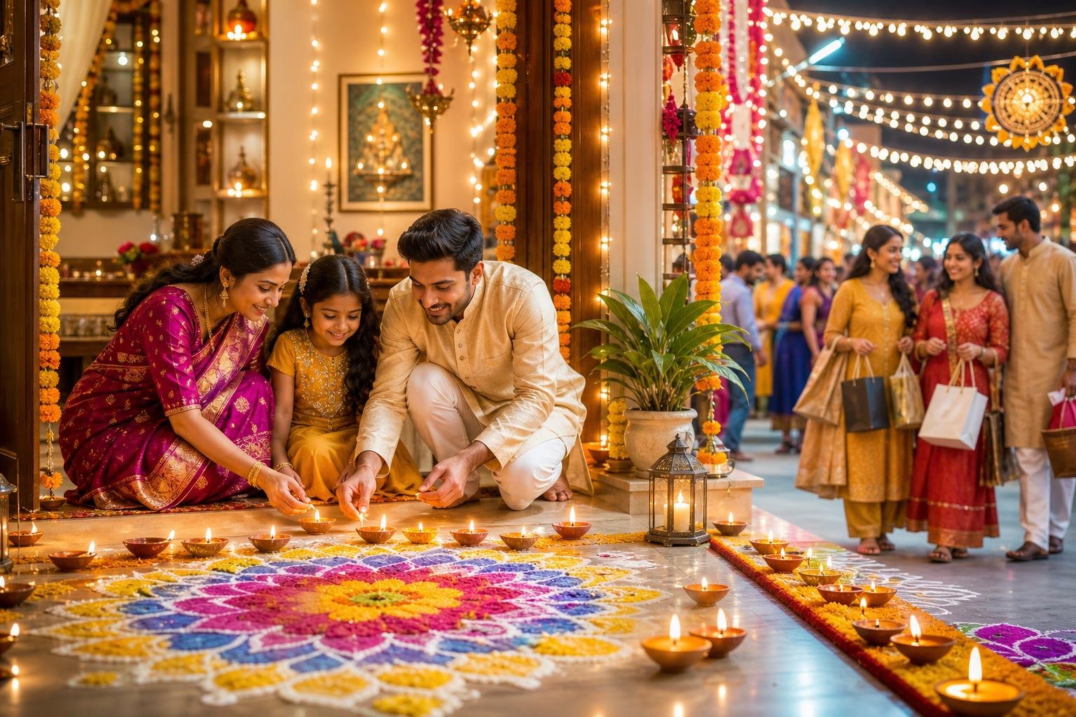 インド最大級の商戦、「光の祭り」がやってくる